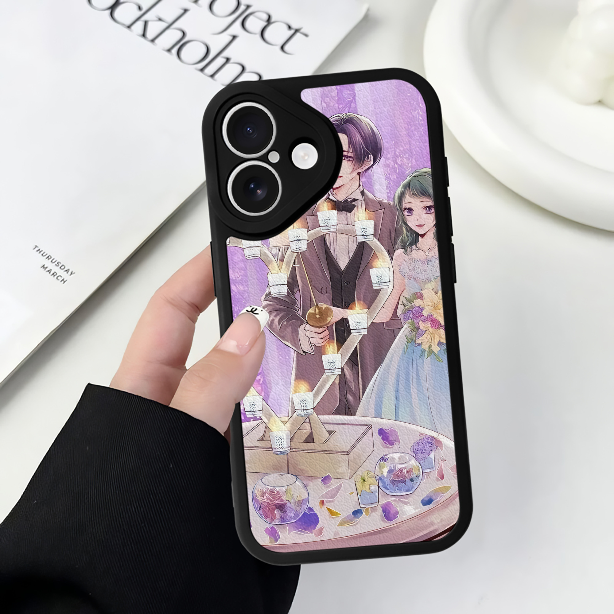 薬屋のひとりごと The Apothecary Diaries 【iPhone 16シリーズ対応】シリコンスマホケース（レザー調） 材質：シリコン